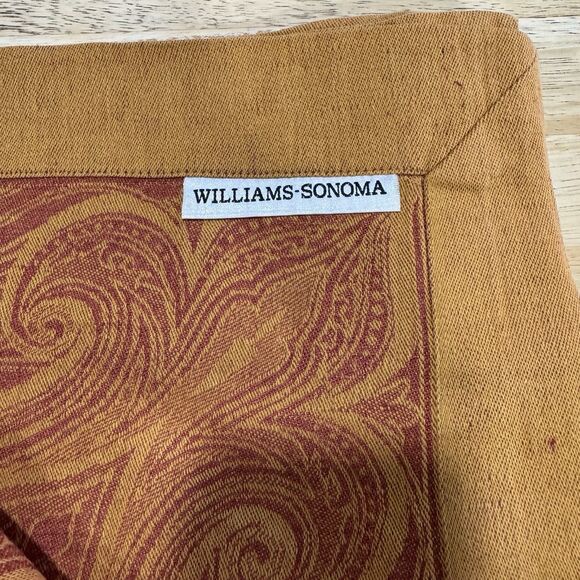 Williams Sonoma French Jacquard Tablecloth 70x108 Fall Harvest Thanksgiving EUC - Picture 7 of 9